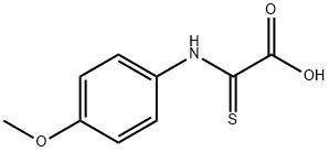 2-((4-甲氧基苯基)氨基)-2-硫代乙酸 结构式