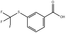 3-(TRIFLUOROMETHYLTHIO)BENZOIC ACID Structure