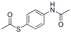 N-(4-acetylsulfanylphenyl)acetamide Struktur