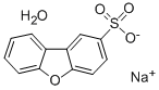 SODIUM 2-DIBENZOFURANSULPHONATE HYDRATE 化学構造式