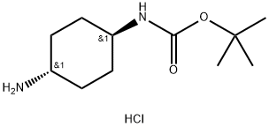 反式-N-BOC-1,4-环己二胺盐酸盐, 946002-43-3, 结构式