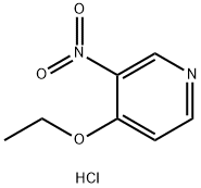 4-乙氧基-3-硝基吡啶盐酸盐 结构式