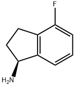 (S)-4-FLUORO-INDAN-1-YLAMINE Structure