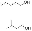 PENTANOL-1 AND 3-METHYLBUTANOL-1 化学構造式