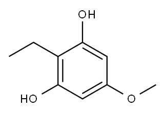 2-ETHYL-5-METHOXYBENZENE-1,3-DIOL 结构式