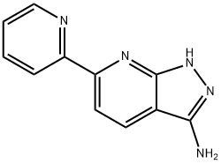 6-(2-pyridinyl)-1H-pyrazolo[3,4-b]pyridin-3-amine, 946385-33-7, 结构式