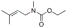 Carbamic  acid,  methyl(3-methyl-2-butenyl)-,  ethyl  ester  (7CI,9CI) Struktur