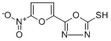 5-(5-NITRO-2-FURYL)-1,3,4-OXADIAZOLE-2-THIOL 化学構造式