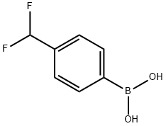 4-二氟甲基苯硼酸,946525-43-5,结构式