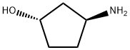 (1S,3S)-3-Aminocyclopentanol Struktur