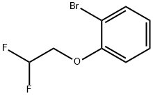 1-ブロモ-2-(2,2-ジフルオロエトキシ)ベンゼン 化学構造式