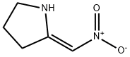Pyrrolidine, 2-(nitromethylene)-, (2Z)- (9CI) Structure