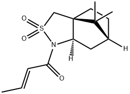 (N-CROTONYL)-(2R)-BORNANE-10,2-SULTAM Structure