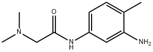 N〜1〜-(3-AMINO-4-METHYLPHENYL)-N〜2〜,N〜2〜-DIMETHYLGLYCINAMIDE 化学構造式