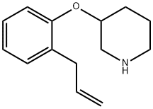 2-ALLYLPHENYL 3-PIPERIDINYL ETHER Structure