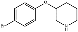 3-(4-BROMOPHENOXY)PIPERIDINE Struktur