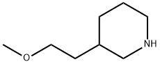3-(2-メトキシエチル)ピペリジン 化学構造式