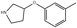 3-(3-METHYLPHENOXY)PYRROLIDINE Structure