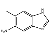 1H-Benzimidazol-5-amine,  6,7-dimethyl- Struktur
