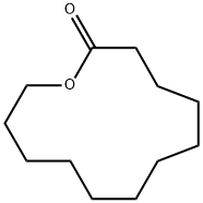 オキサシクロトリデカン-2-オン 化学構造式