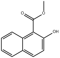 2-ヒドロキシナフタレン-1-カルボン酸メチル 化学構造式
