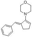 4-(5-BENZYLIDENE-CYCLOPENT-1-ENYL)-MORPHOLINE Structure