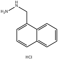 (naphthalen-1-ylmethyl)hydrazine hydrochloride Structure