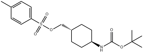 Carbamic acid, N-[trans-4-[[[(4-methylphenyl)sulfonyl]-oxy]methyl]cyclohexyl]-, 1,1-dimethylet
