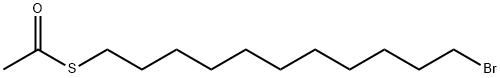 S-(11-溴十一烷基)硫代乙酸酯, 947150-46-1, 结构式