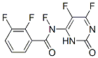 pentafluorobenzoylcytosine Struktur
