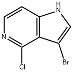 3-bromo-4-chloro-1H-pyrrolo[3,2-c]pyridine Structure
