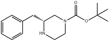 (R)-1-BOC-3-BENZYLPIPERAZINE Structure