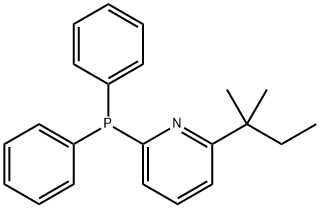 2-tert-Amyl-6-(diphenylphosphino)pyridine,  ALPYPHOS Struktur