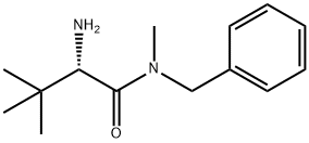 (2S)- 2-aMino-N,3,3-triMethyl-N-(phenylMethyl)-ButanaMide Struktur