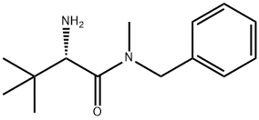 (2S)- 2-AMINO-N,3,3-TRIMETHYL-N-(PHENYLMETHYL)-BUTANAMIDE 结构式