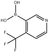 4-Trifluoromethyl-pyridine-3-boronic acid Structure