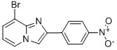 8-Bromo-2-(4-nitro-phenyl)-imidazo[1,2-a]pyridine Struktur
