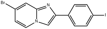 7-Bromo-2-(4-iodo-phenyl)-imidazo[1,2-a]pyridine Structure