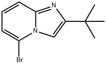 5-Bromo-2-tert-butyl-imidazo[1,2-a]pyridine Structure
