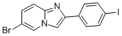 6-Bromo-2-(4-iodo-phenyl)-imidazo[1,2-a]pyridine Struktur
