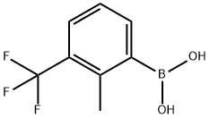 2-Methyl-3-trifluoromethyl-phenylboronic acid Structure