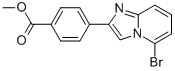 4-(5-Bromo-imidazo[1,2-a]pyridin-2-yl)-benzoic acid methyl ester Structure