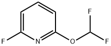 2-氟-6-(二氟甲氧基)吡啶 结构式