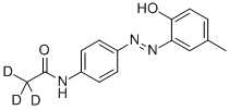 ディスパースイエロー3‐D3標準液 化学構造式
