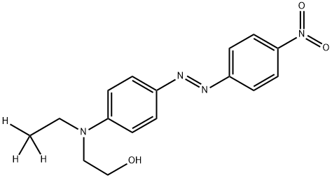 N-Ethyl-N-(2-hydroxyethyl)-4-(4-nitrophenylazo)aniline,  2-{Ethyl-d3-[4-(4-nitro-phenylazo)phenyl]amino}ethanol Structure