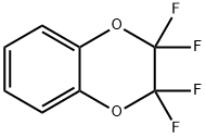 2,2,3,3-テトラフルオロ-1,4-ベンゾジオキサン 化学構造式