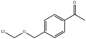 1-(4-CHLOROMETHOXYMETHYL-PHENYL)-ETHANONE Structure