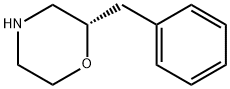 (S)-2-ベンジルモルホリン 化学構造式