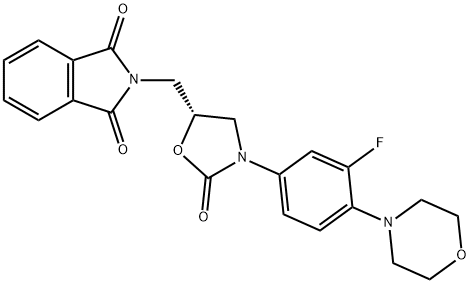 利奈唑胺杂质79(R-利奈唑胺去乙酰胺邻苯二甲酰亚胺), 947736-16-5, 结构式