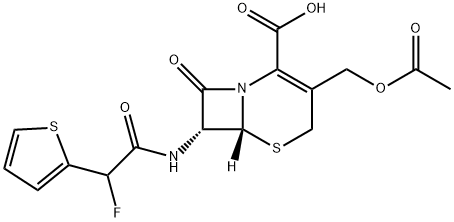 7(alpha-fluoro-2-thienylacetamido)cephalosporanic acid|
